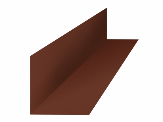 Уголковый профиль 2м (цвет-коричневый 8017)