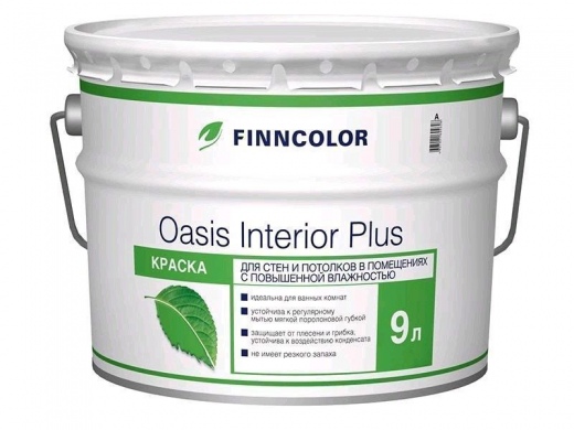 Краска TIKKURILA OASIS INTERIOR + A для стен и потолка 9л