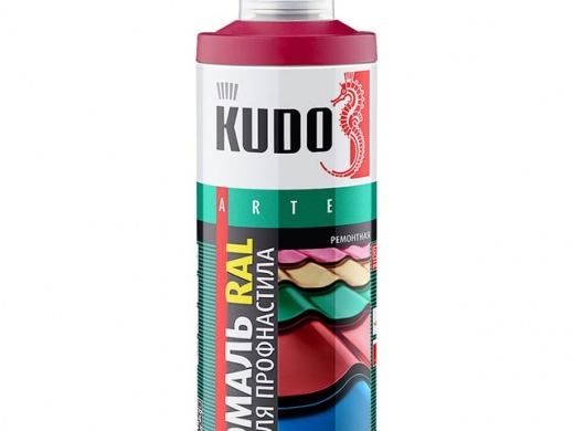 Краска KUDO аэрозоль термостойкая 520мл белая