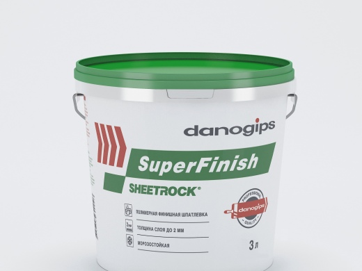 Шпаклевка DANOGIPS SuperFinish 3л