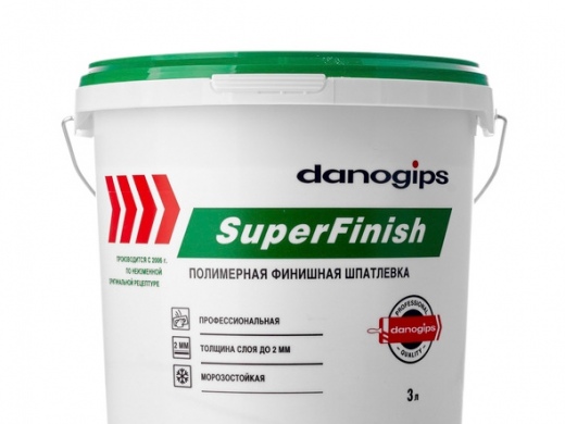 Шпаклевка DANOGIPS SuperFinish 3л
