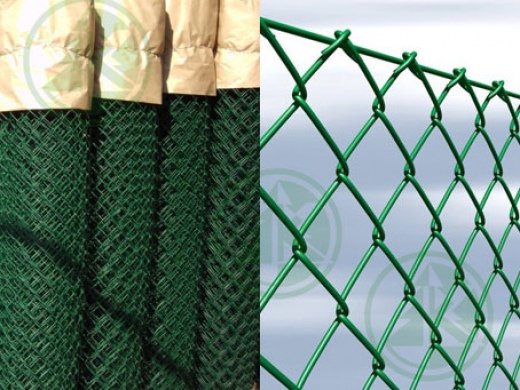Сетка плетеная  50х50 (1,0х10м) Рабица с Полимерным Покрытием (зеленая)
