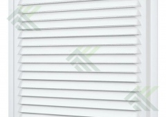 Решетка вентиляционная 100х100 мет. белая