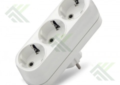 Разветвитель 3гн б/з плоский 6А