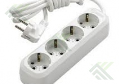 Удлинитель MAKEL 4гн 5м с/з