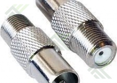 Соединитель антенный штекер-штекер