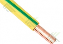 Провод ПВ1 10 желто-зеленый