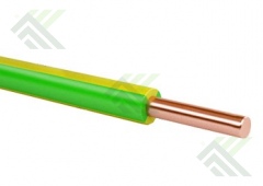 Провод ПВ1 4 желто-зеленый