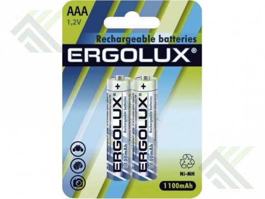 Аккумулятор Ergolux (ААА) 1000mAh Ni-MH BL-2