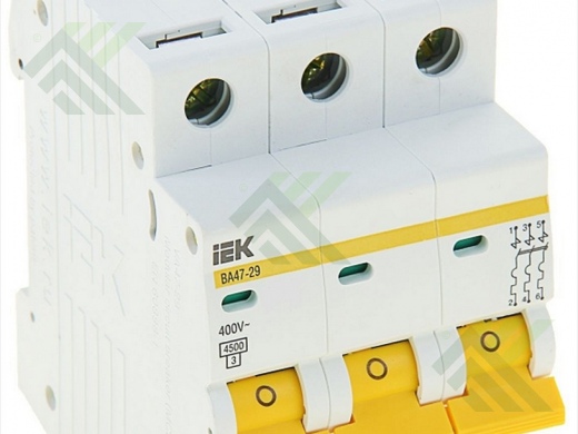 Автомат.выключатель ВА 47-29 3Р 20А IEK