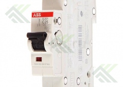 Автомат.выключатель 1р 25А (АВВ)