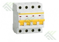 Автомат.выключатель ВА 47-29 4Р 10А IEK