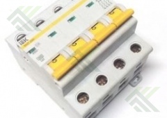Автомат. выключатель ВА 47-100 4Р 100А IEK