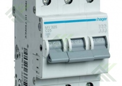 Автомат.выключатель С 25А hager