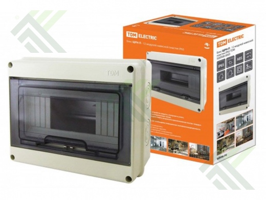 Бокс ЩРН-П-12 пластик IP40 TDM