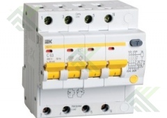 Диф.автомат АД-14 4р 63А 300мА IEK