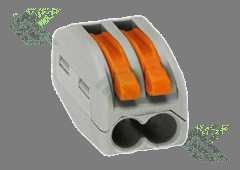 Клемма WAGO 2х2,5мм.кв. с рычагами