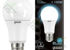 Лампа светодиодная GAUSS А60 Е27 12Вт нейтр.свет УСС