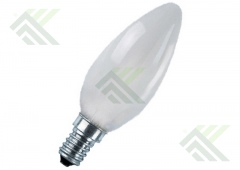 Лампа накаливания Е14 3Вт 220В свеча мерцающая