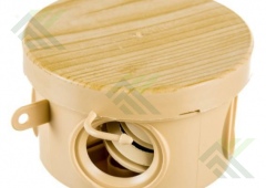 Коробка распаячная ОП D65х40 сосна 4вх. IP54