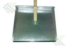 Лопата тротуар. 3х-б  500х375мм алюм. без черенка