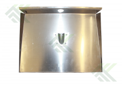 Лопата тротуар. 3х-б. 600х500мм алюм. без черенка