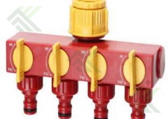 Распределитель GRINDA 4-х канальный 3/4