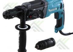 Перфоратор MAKITA HR 2470 FT SDS+ 780Вт 3реж. 2,7Дж подсв., патрон