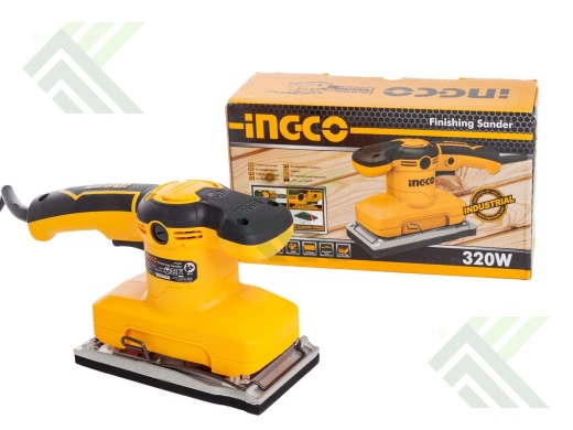 Шлифмашинка вибрационная INGCO INDUSTRIAL FS3208,320 Вт,185х93 мм
