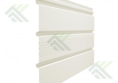 Софит с центральной перфорациейей Docke, 3,0м (цвет пломбир)