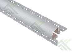 Планка угловая радиусная 3,05м (цвет-белый) 