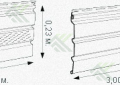 Софит сайдинга 