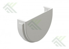 Заглушка желоба Docke STANDART цвет пломбир