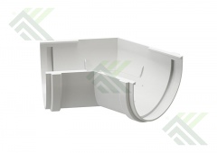 Угол желоба 135* Docke STANDART цвет пломбир