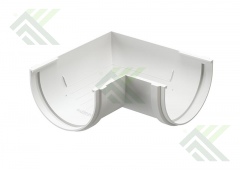 Угол желоба 90* Docke STANDART цвет пломбир