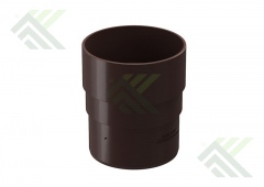 Муфта соединительная трубы Docke STANDART цвет шоколад