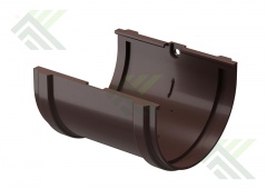 Соединитель желобов Docke STANDART цвет шоколад