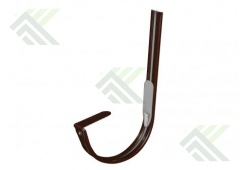 Крепление желоба д.125мм (цвет-коричневый RAL 8017) короткое