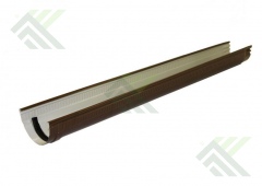 Желоб водосточный 2м/150мм (цвет-терракот RAL 3009)