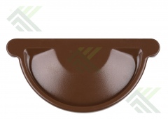 Заглушка цв. терракот 150мм.