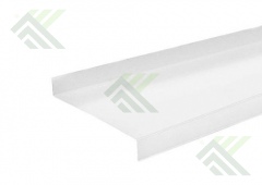 Отлив оконный 190х2000мм (цвет-белый RAL 9003)