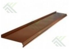 Отлив оконный  50х2000мм (цвет-коричневый RAL 8017)