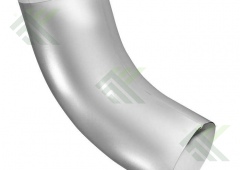 Колено трубы 100мм ЕВРО (гладкое, оцинкованное)