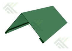Конек 2000мм (200х200мм) темно-зеленый