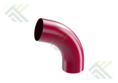 Колено трубы 100мм (цвет-вишня RAL 3005) гладкое