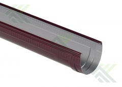 Желоб водосточный 2м/125мм (цвет-вишня RAL 3005)