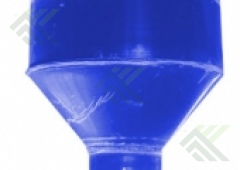 Воронка водосточная 100/300мм (цвет-синий RAL 5005)