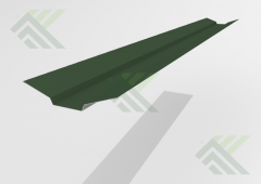 Ендова внешняя 2м (цвет-зеленый 6005)