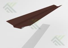 Ендова внешняя 2м (цвет-коричневый 8017)