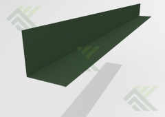 Уголковый профиль 2м (цвет-зеленый 6005)